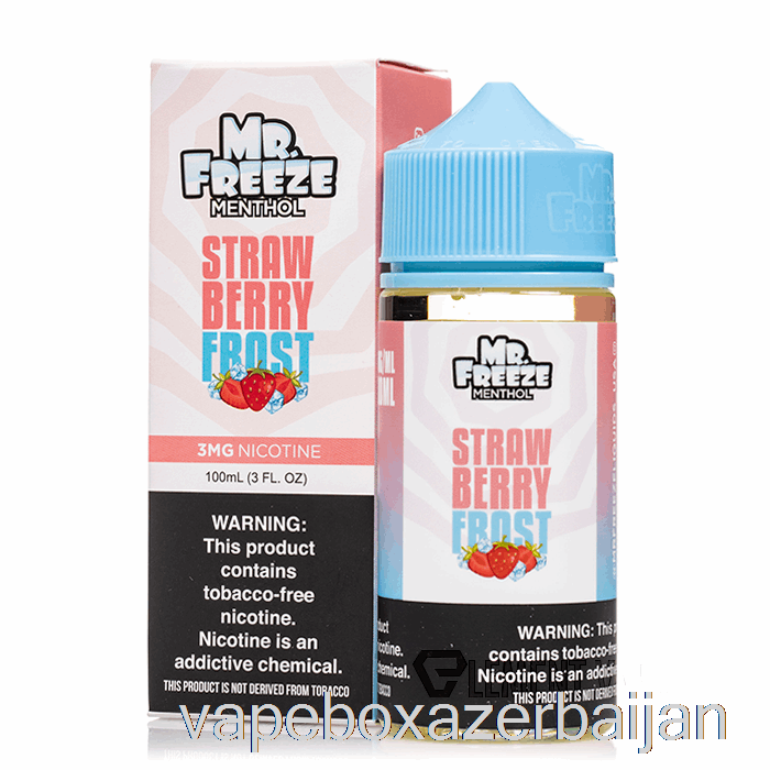 Vape Azerbaijan Strawberry Frost - Mr Freeze - 100mL 0mg